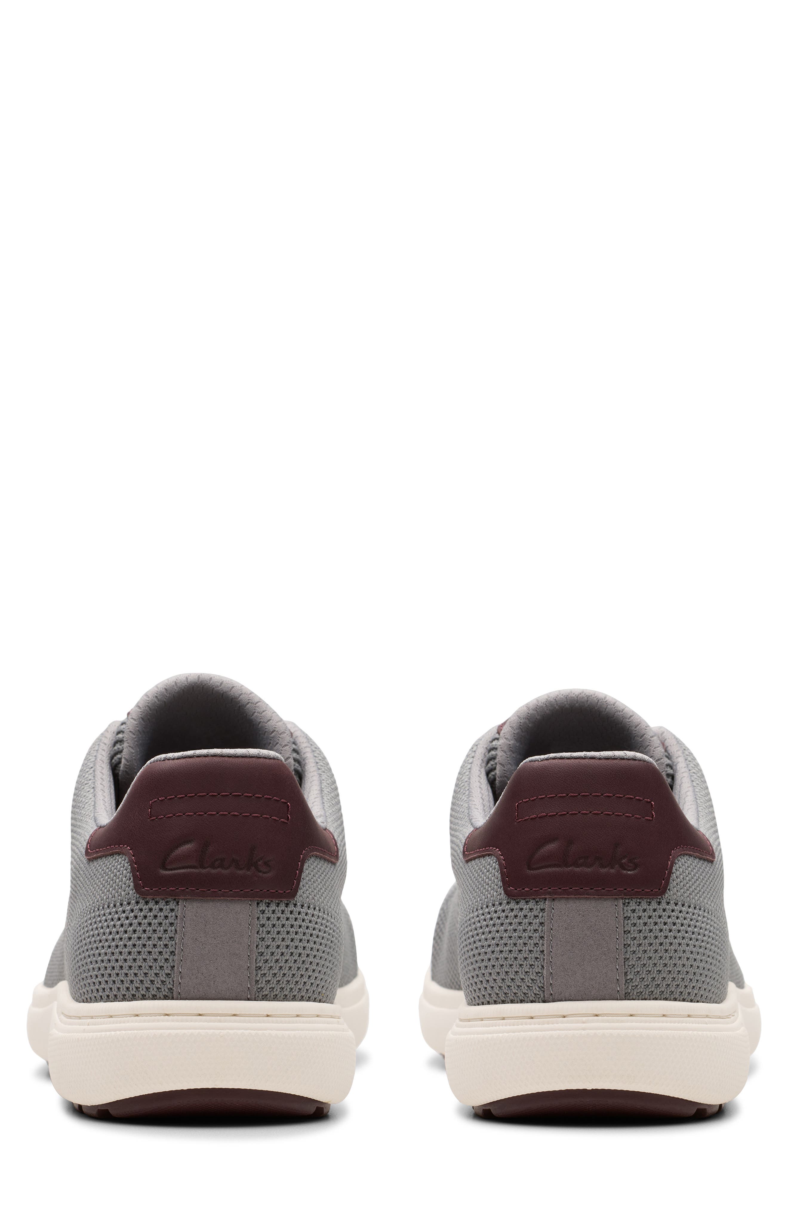 Clarks<sup>®</sup> Mapstone Knit Sneaker, Alternate, color, Grey Knit