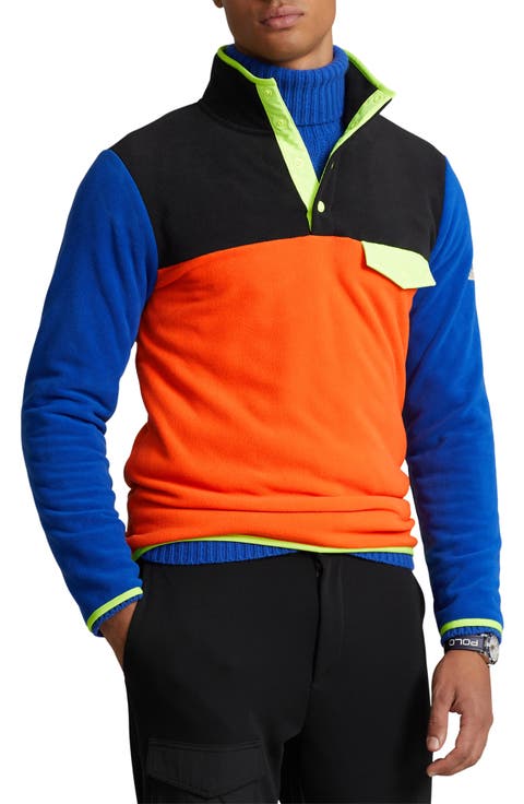 Men's Orange Fleece Tops | Nordstrom Rack