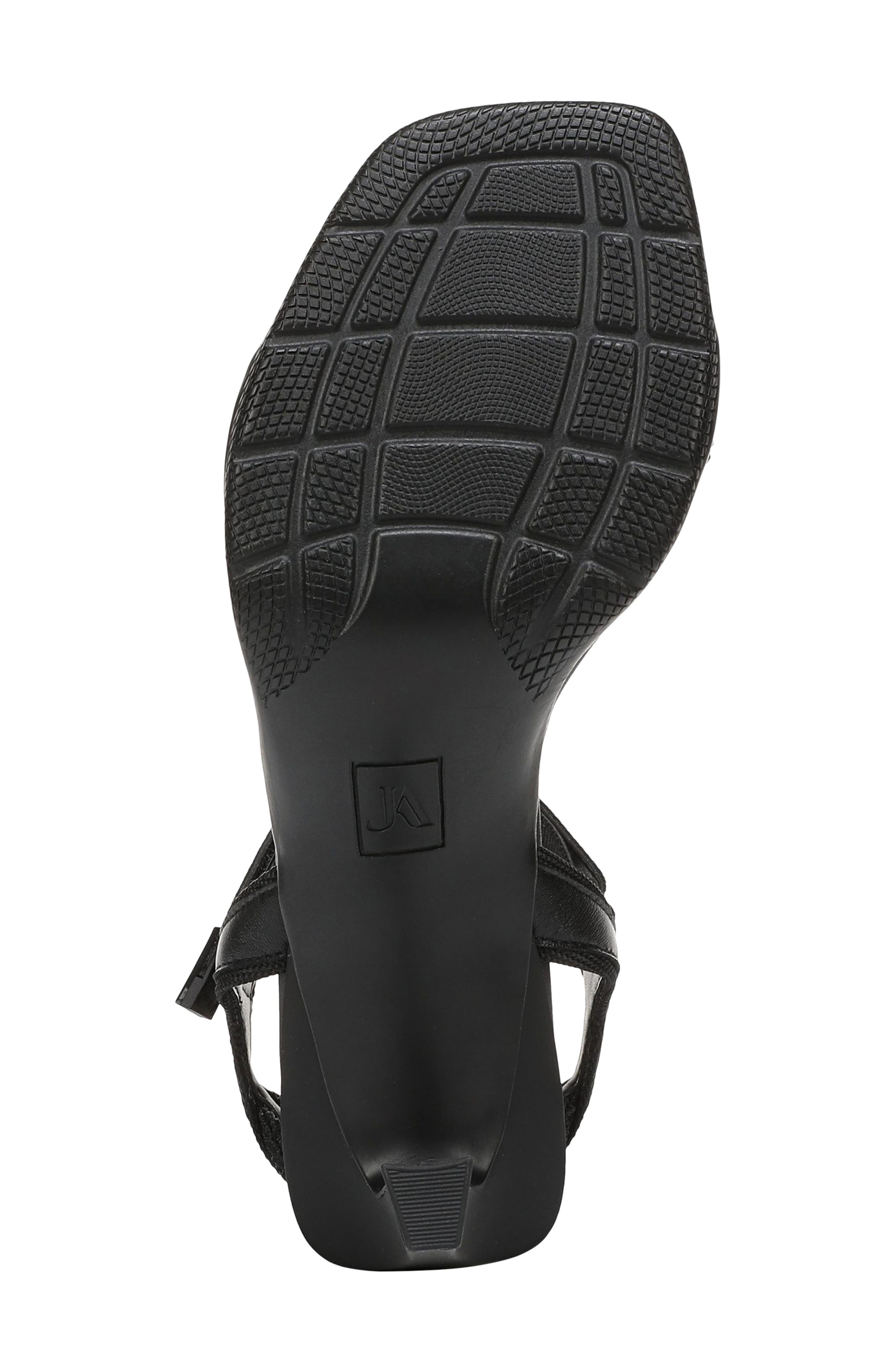 Naturalizer x June Ambrose Nova Sandal, Alternate, color, Black