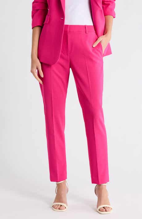DKNY Pleated Straight Leg Pants