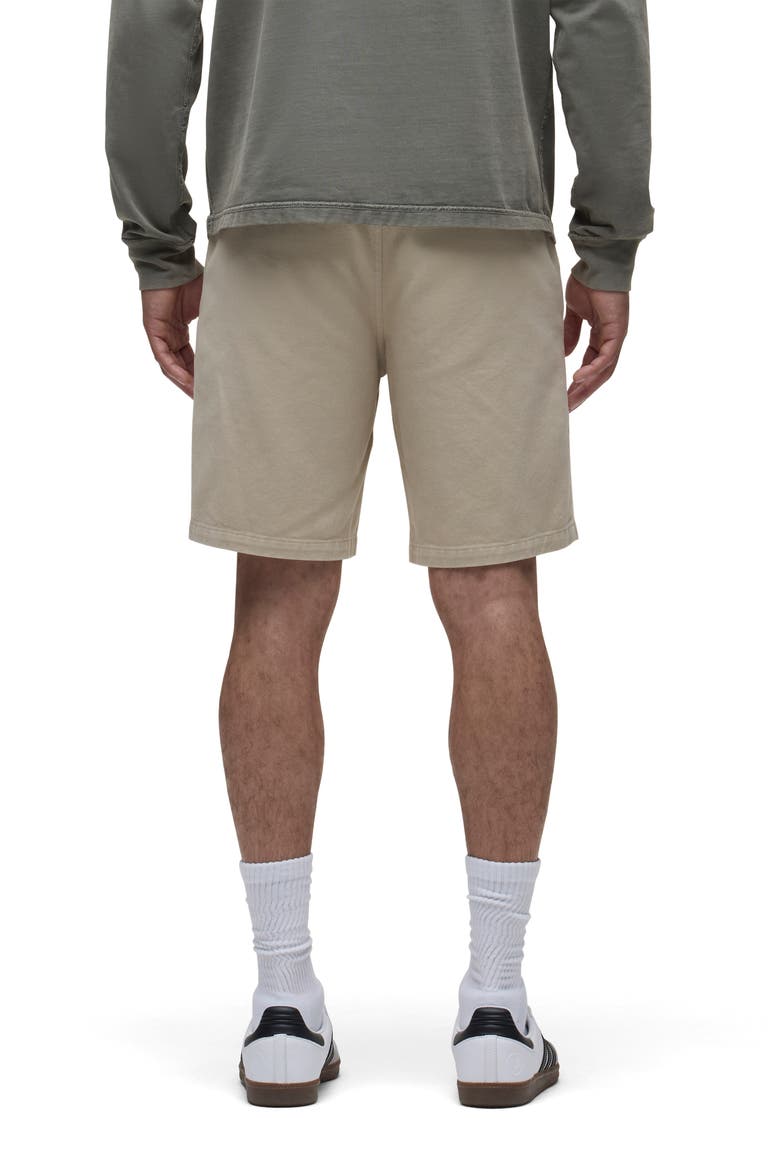 Venice Flat Front Tan Cotton Twill Chino Shorts, Alternate, color, VINTAGE KHAKI