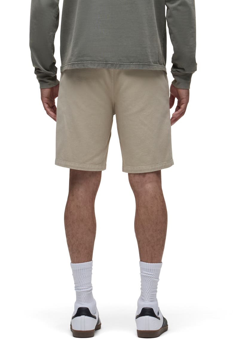 Hudson Jeans Venice Flat Front Tan Cotton Twill Chino Shorts, Alternate, color, Vintage Khaki