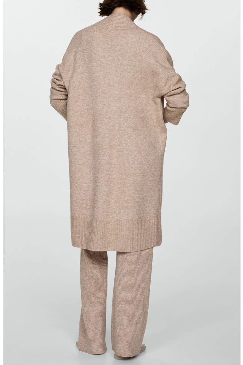 Oversize Long Cardigan, Alternate, color, SAND