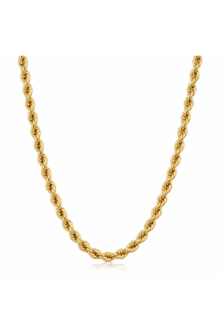 14k Gold Filled Unisex 2.10 Millimeter Rope Chain Necklace, Main, color, 14k Yellow Gold