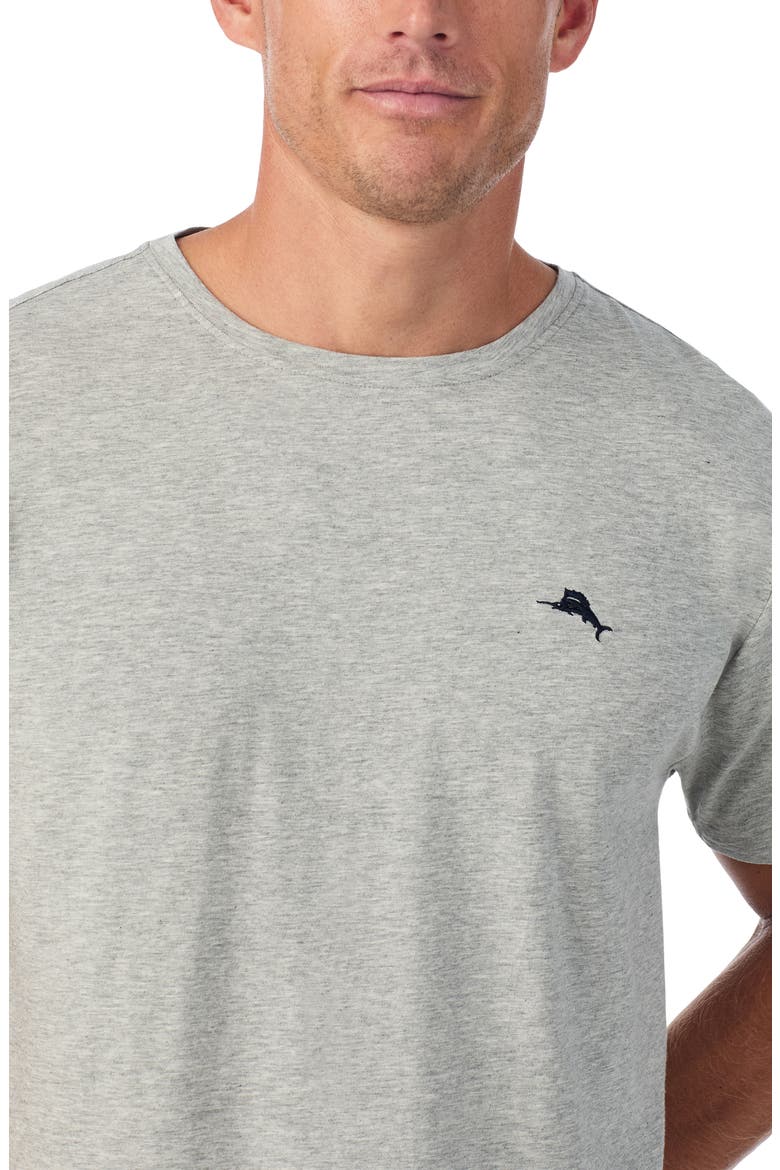 Cotton & Modal Pajama T-Shirt, Alternate, color, GREY HEATHER