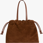 LEMIZ Asisi Large Suede Carryall Tote