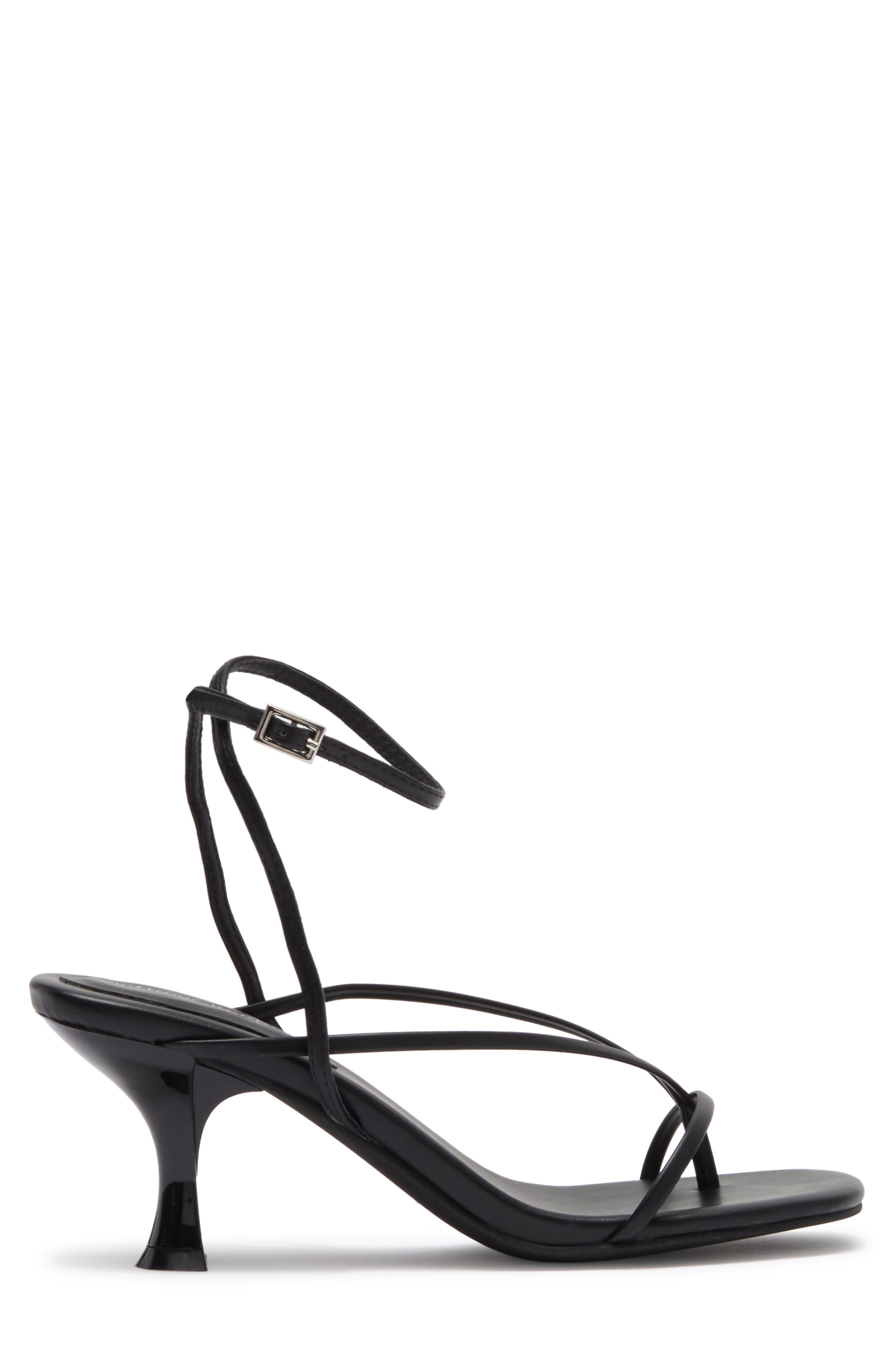 Jeffrey Campbell Leeda Ankle Strap Sandal, Alternate, color, Black