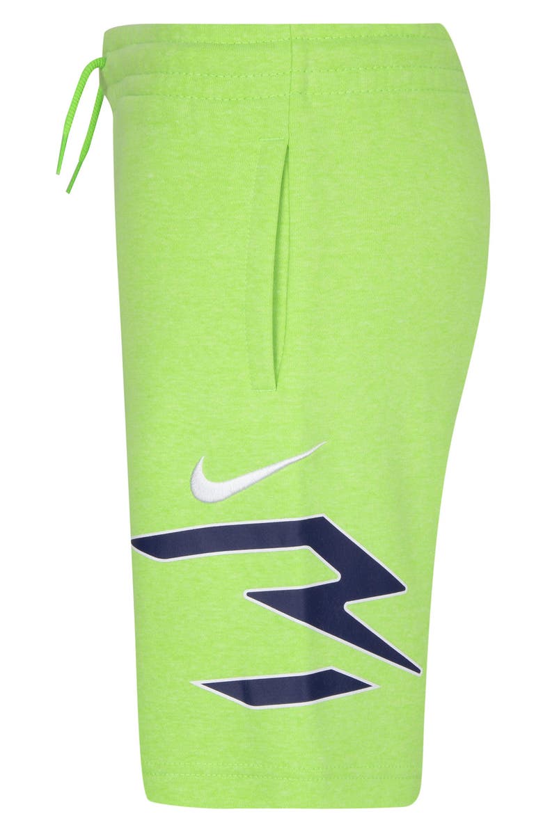 3 Brand Kids' RWB Zone Fleece Shorts, Alternate, color, 