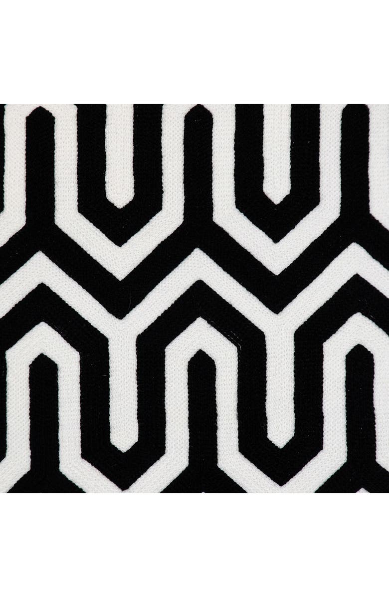 PARKLAND COLLECTION Machu Throw Pillow, Alternate, color, Black