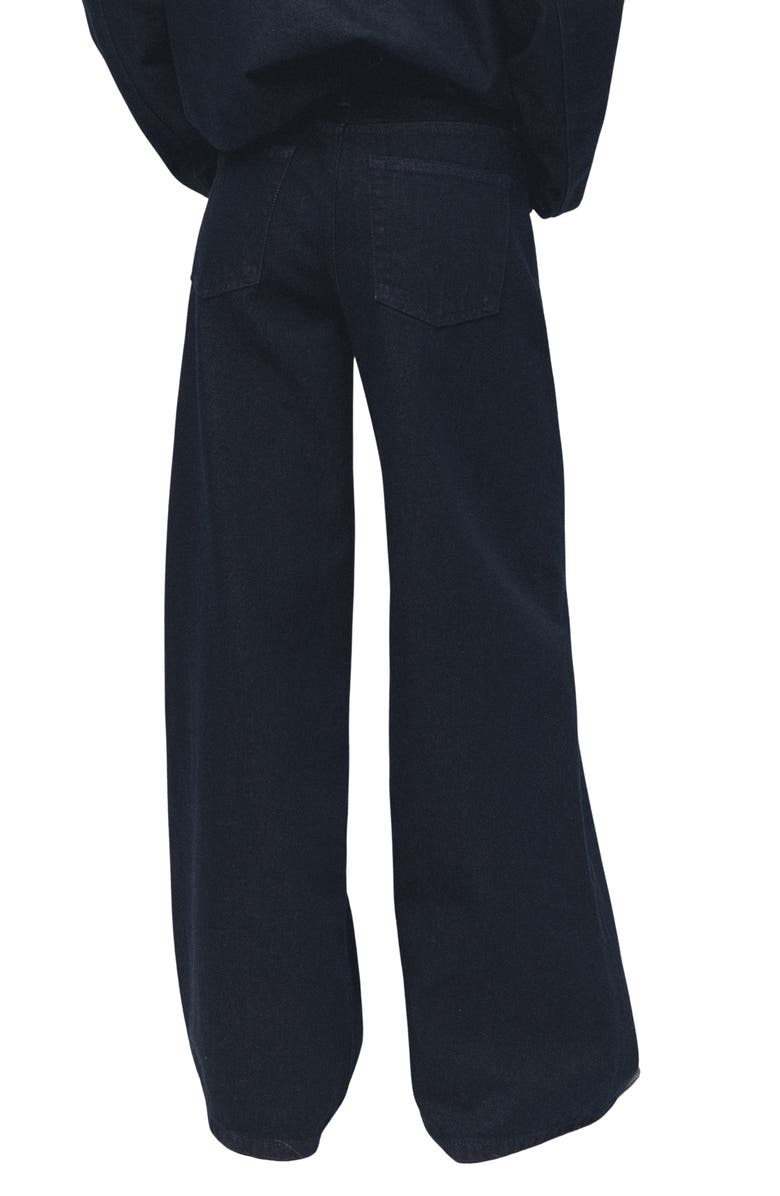 MANGO High Waist Wide Leg Jeans, Alternate, color, Open Blue