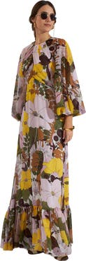 La DoubleJ Eve Dress Big Flower Rose Pink