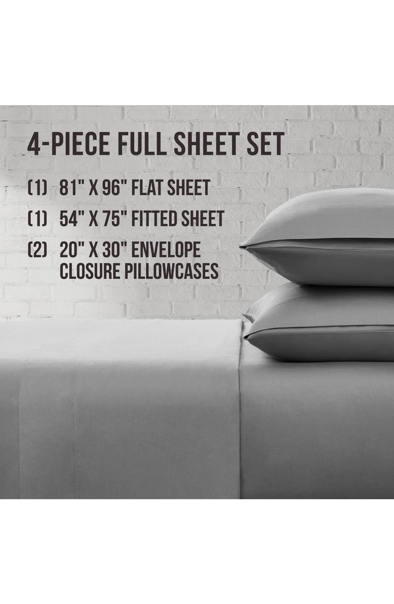 Lucky Brand Serene Slumber Cotton Sateen Sheet Set, Alternate, color, 