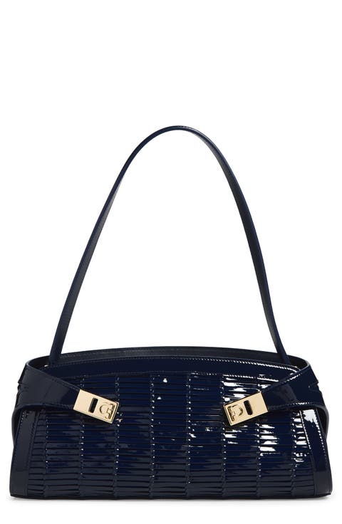 Hug Leather East West Shoulder Bag