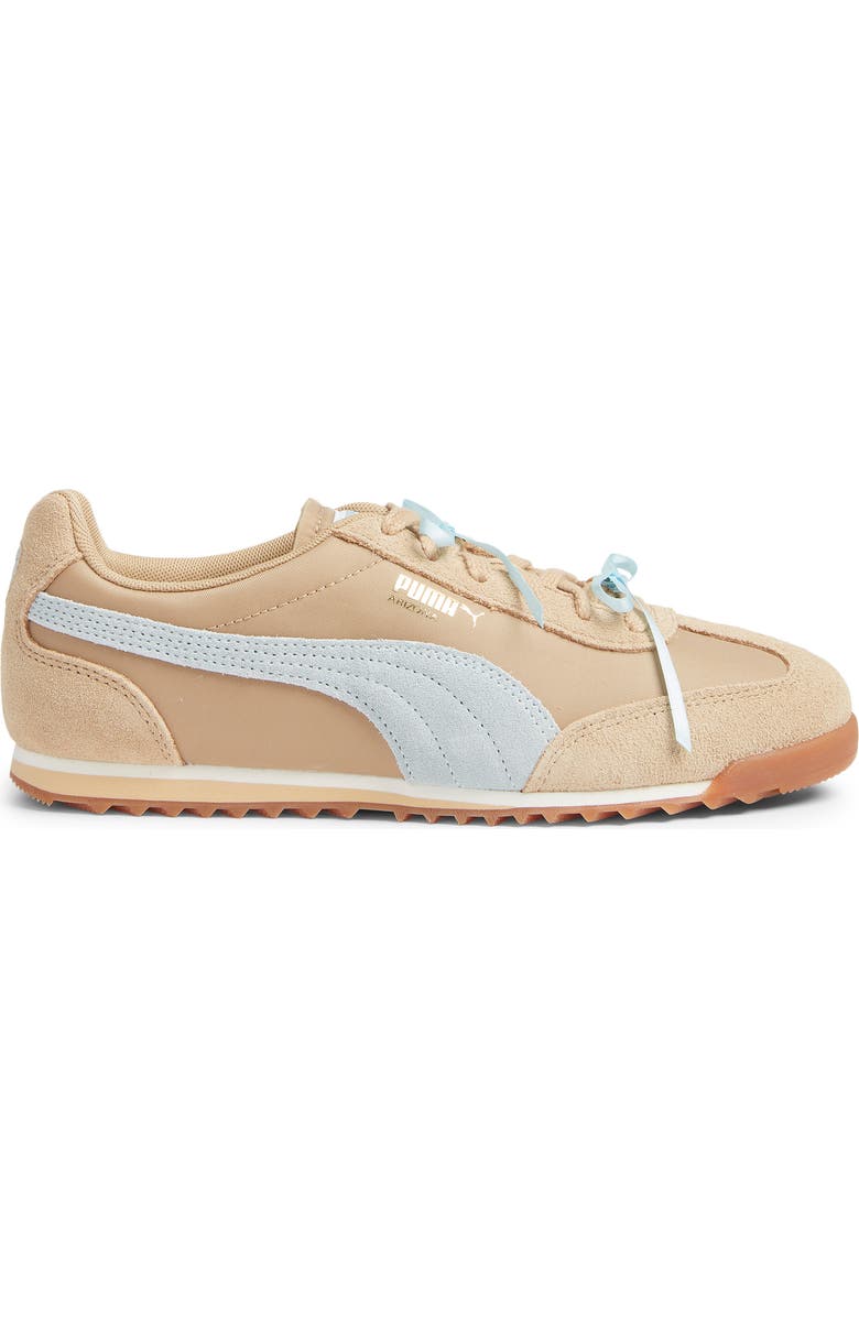 PUMA Arizona Bow Sneaker, Alternate, color, Sand Dune/ Fresh Water
