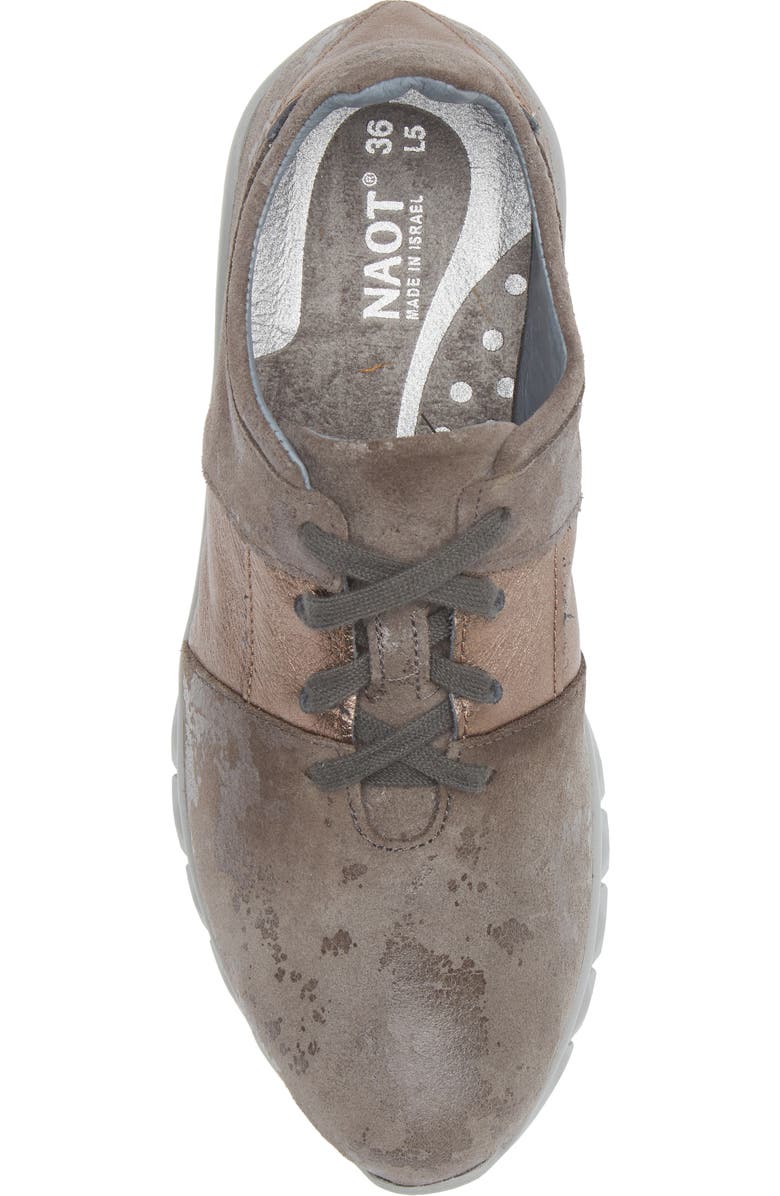 Naot Buzz Sneaker, Alternate, color, Gray Marble Suede