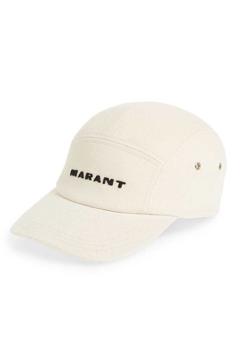 Isabel Marant Tedji Cotton Twill Baseball Cap, Main, color,