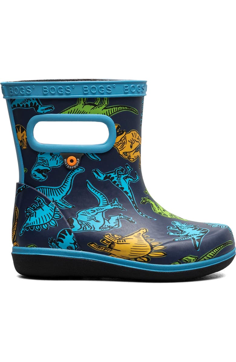 Bogs Kids' Skipper Rain Boot, Alternate, color, Navy Multi