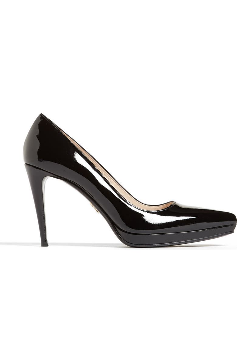 Prada Pointy Toe Platform Pump, Alternate, color,