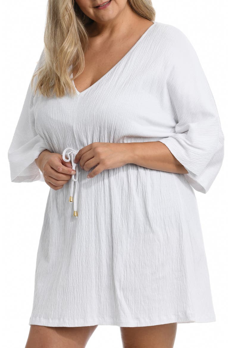 Tunic Swim Cover-Up, Alternate, color, WHITE