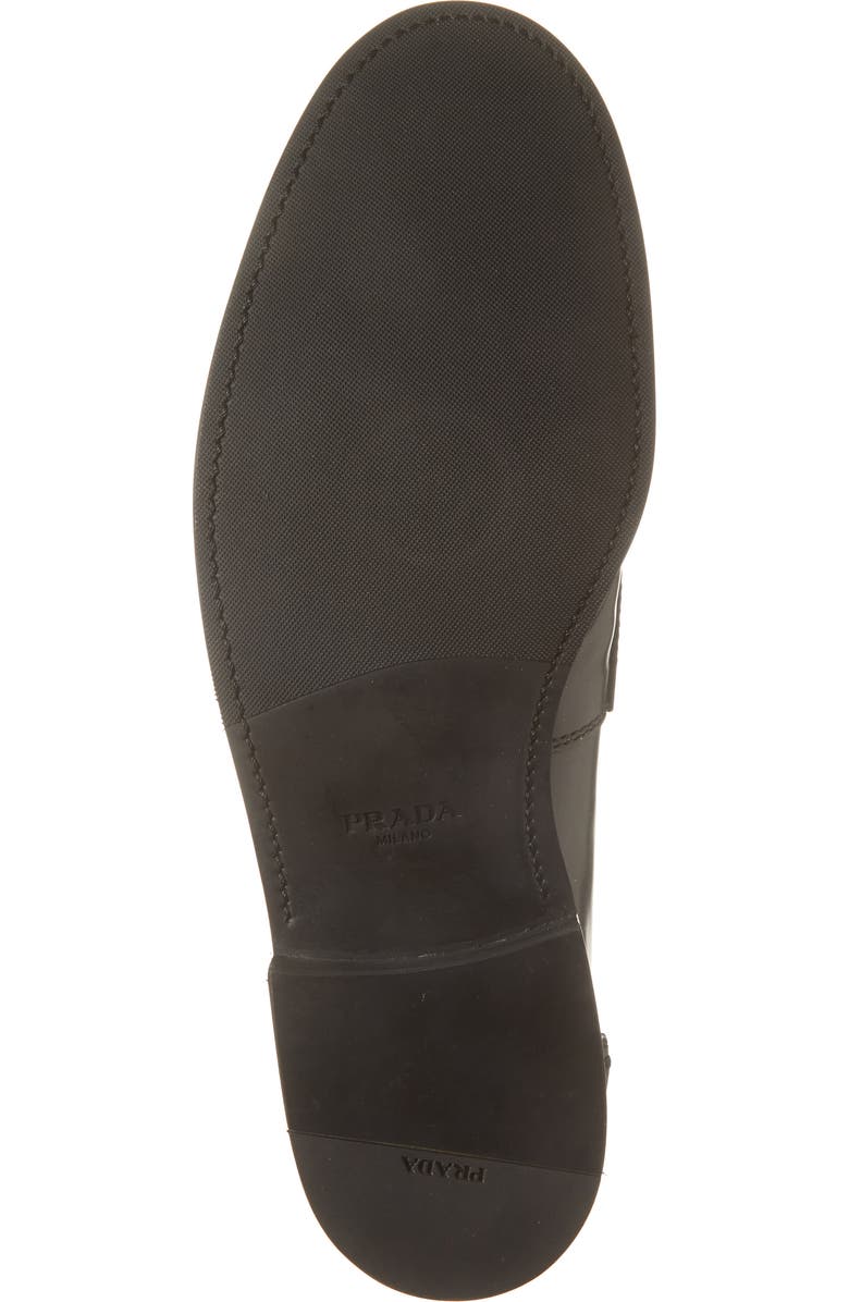 Prada Colorblock Loafer, Alternate, color, Nero/ Bianco