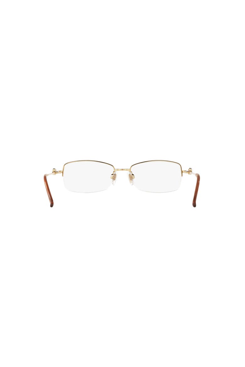 51mm Square optical glasses, Alternate, color, Gold