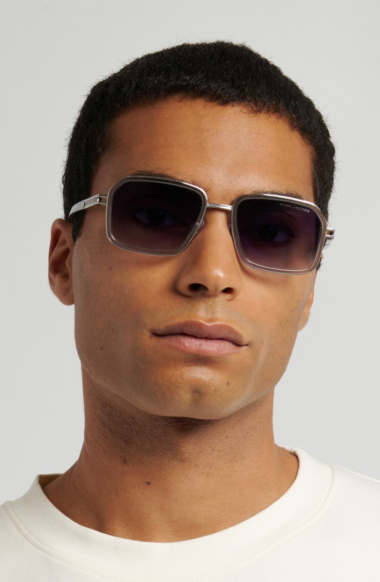 Marc Jacobs 54mm Gradient Square Sunglasses, Alternate, color, 