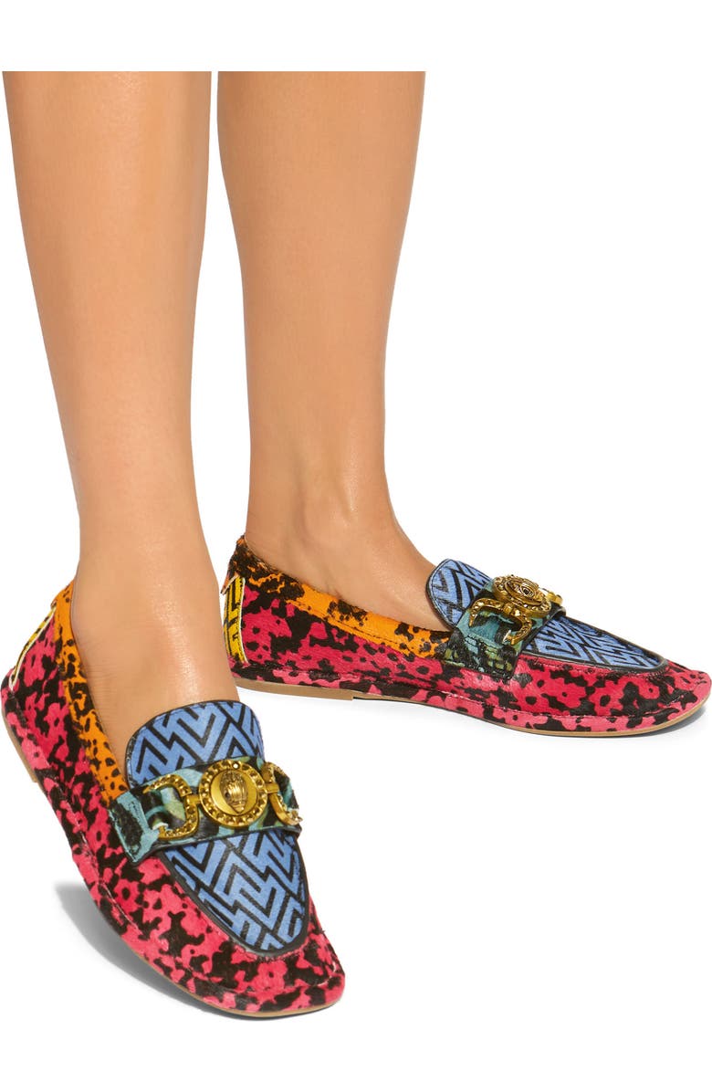 Kurt Geiger London Mansion Genuine Calf Hair Loafer, Alternate, color, Red Multi