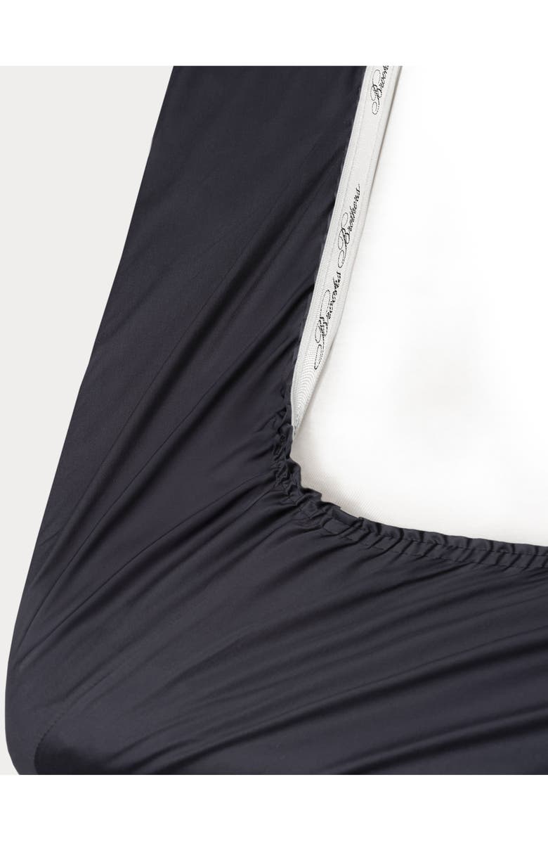 Brooks Brothers Paisley 4-Piece Sheet Set, Alternate, color, Black