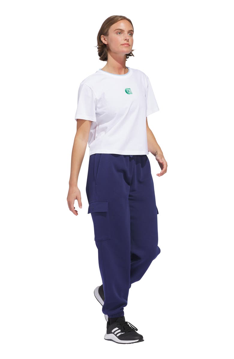 adidas All Season Cargo Sweatpants, Alternate, color, Dark Blue