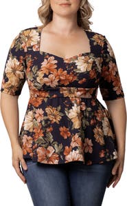 Kiyonna Posh Peplum Top