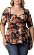 Kiyonna Posh Peplum Top