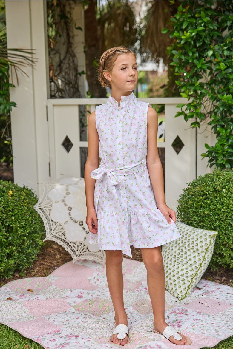 Kids' Floral Sleeveless Amore Dress, Alternate, color, Meriwether Floral