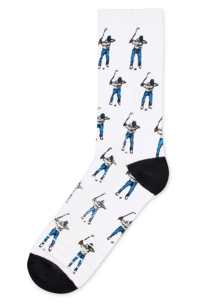 Eastside Golf Swingman Cotton Blend Crew Socks, Main, color, 