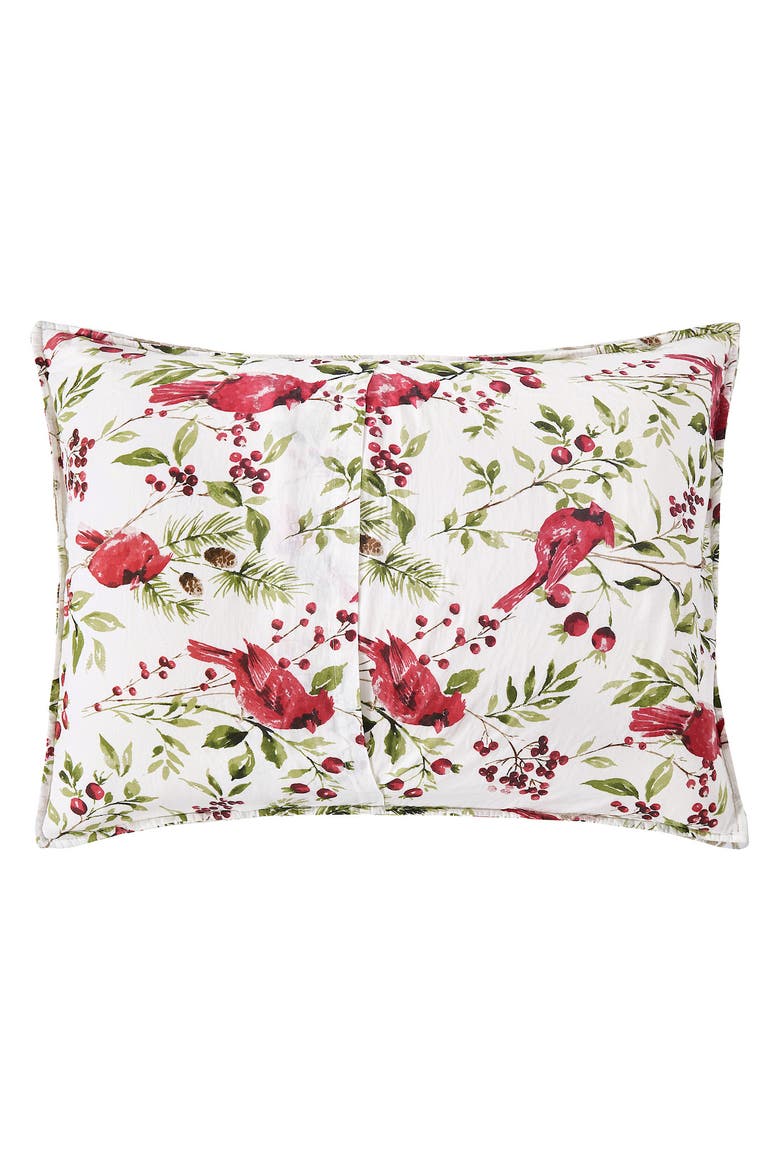 Rosalind Cardinal Bedding Quilt Collection, Alternate, color, Red