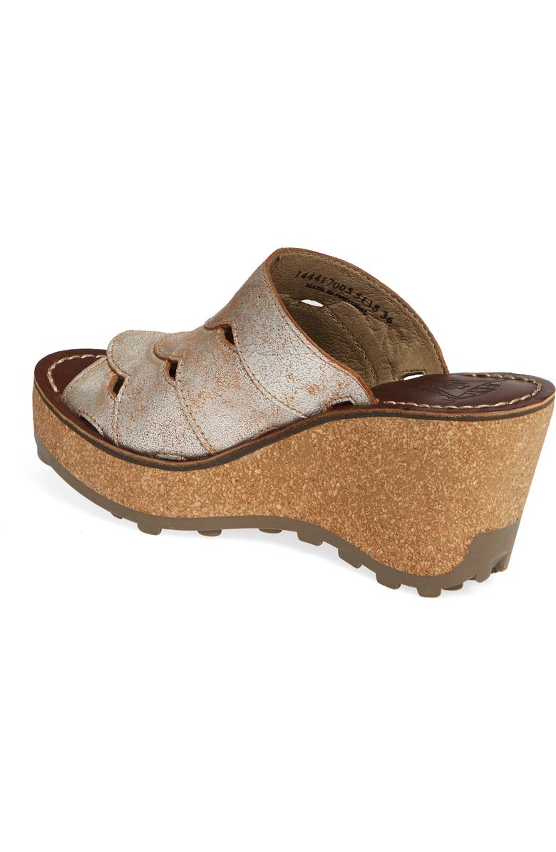 Fly London Gaxi Wedge Slide Sandal, Alternate, color,