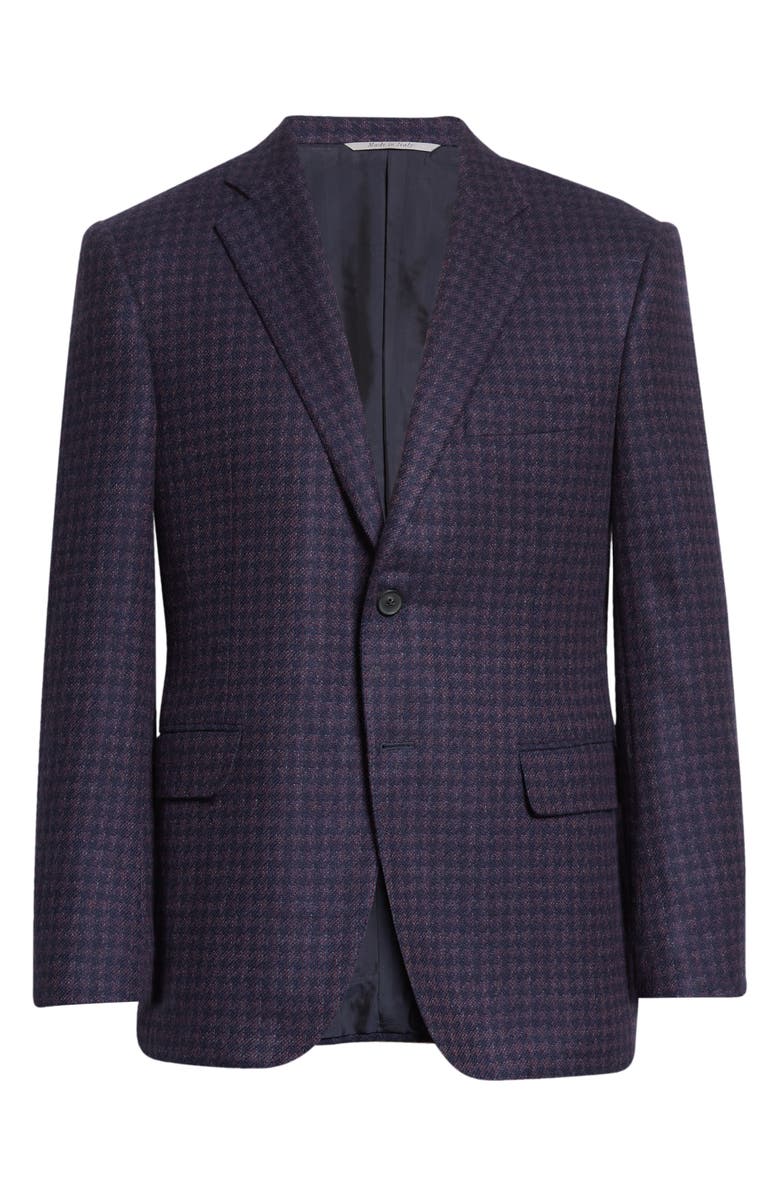 Canali Siena Textured Neat Cashmere Sport Coat, Alternate, color, 