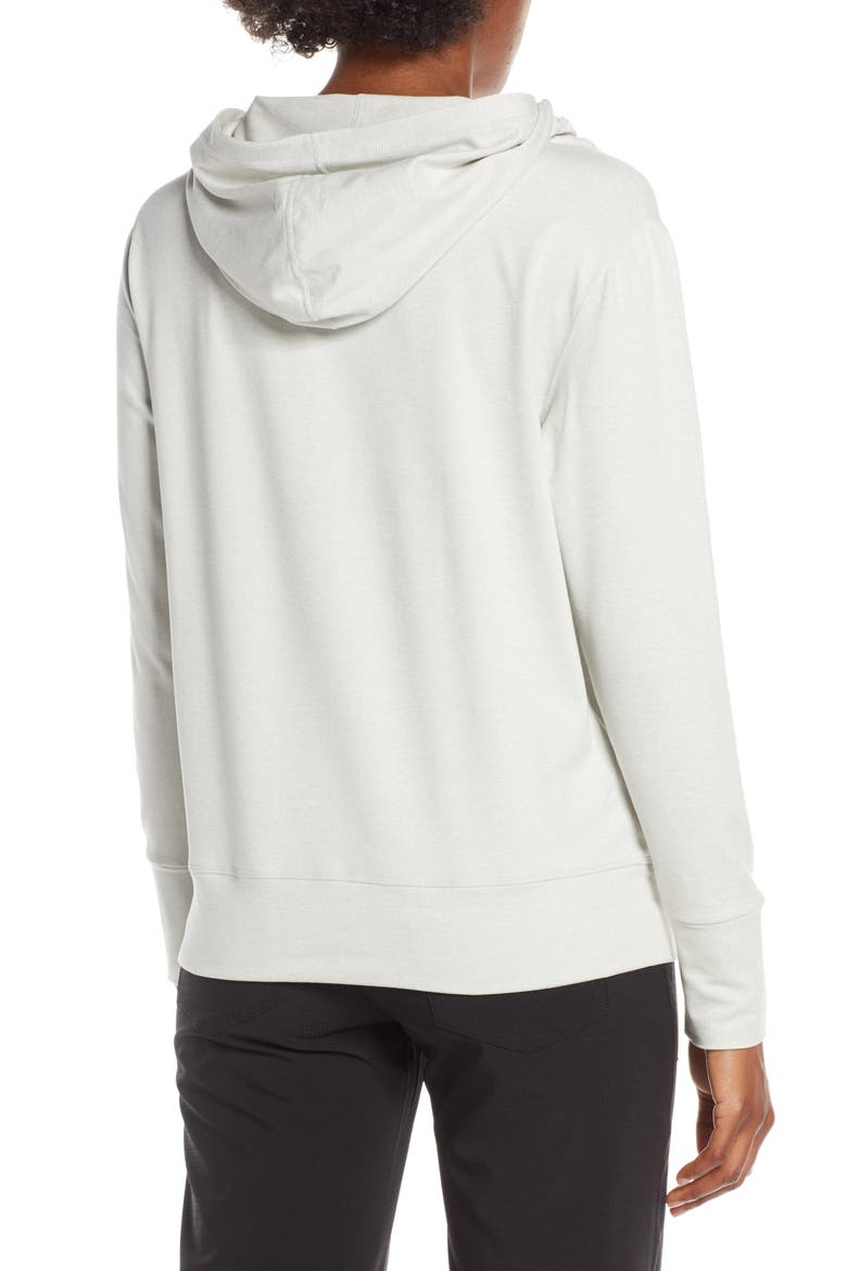 Halo Performance Hooded Pullover Sweater, Alternate, color, DOVE GREY HEATHER