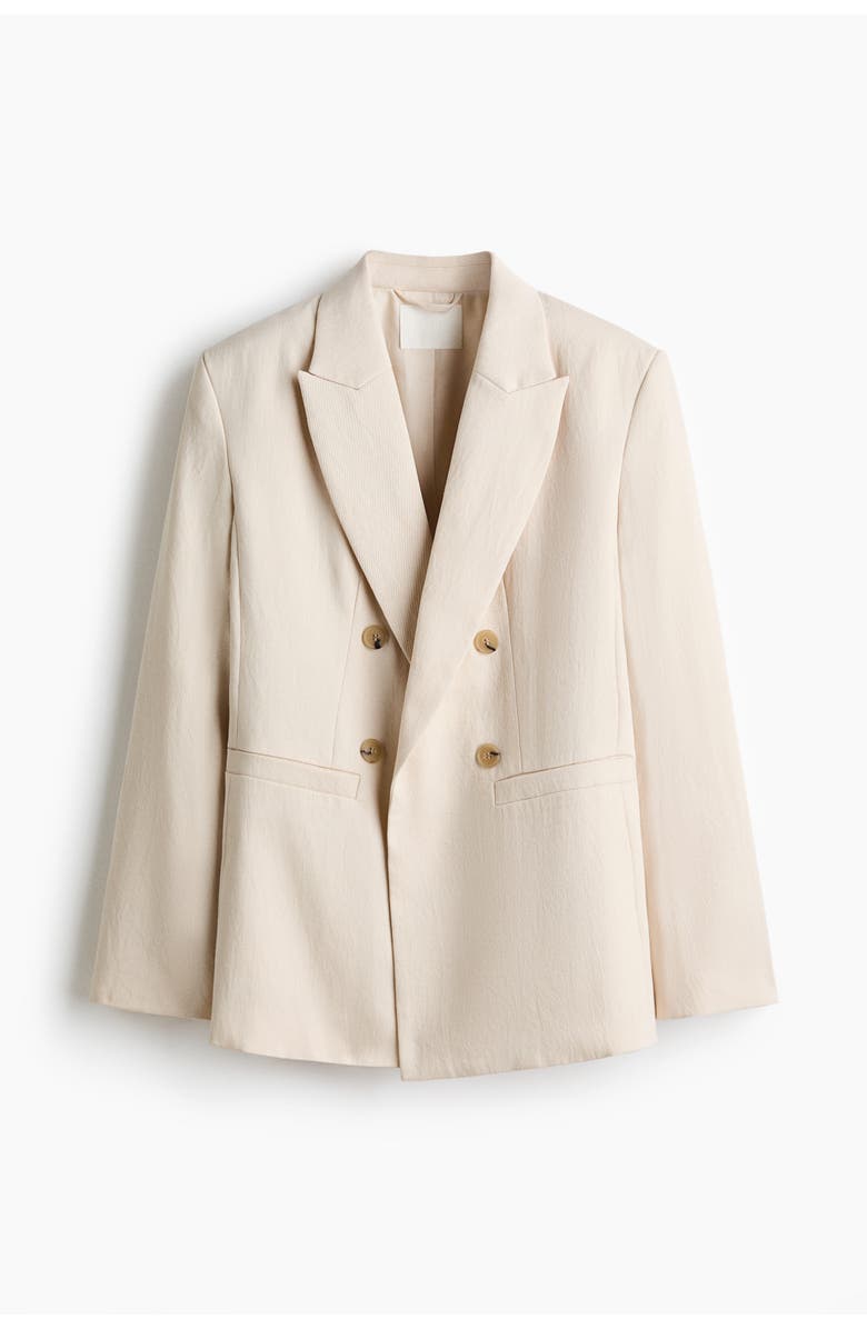 H&M Blazer, Alternate, color, Light Beige
