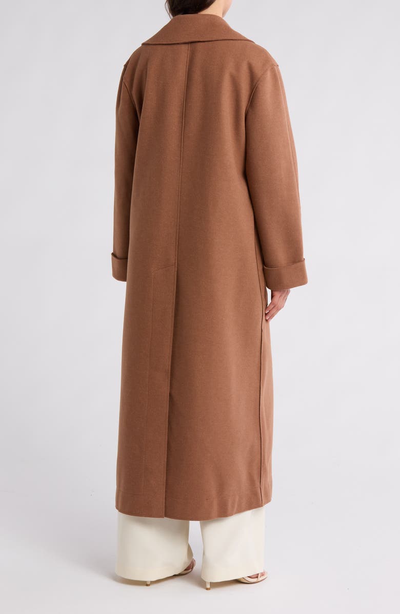 MAX STUDIO Double Breasted Coat, Alternate, color, Vicuna