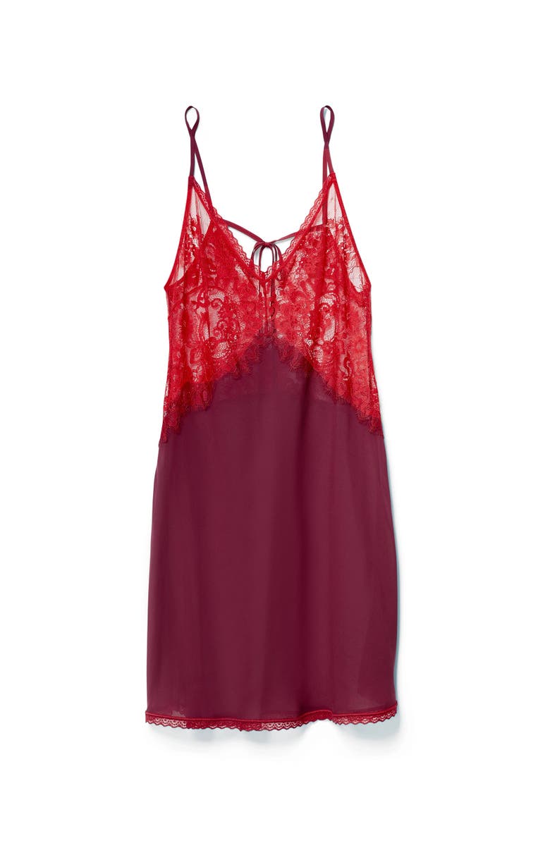 Adore Me Raquel Slip Lingerie, Alternate, color, Dark Red