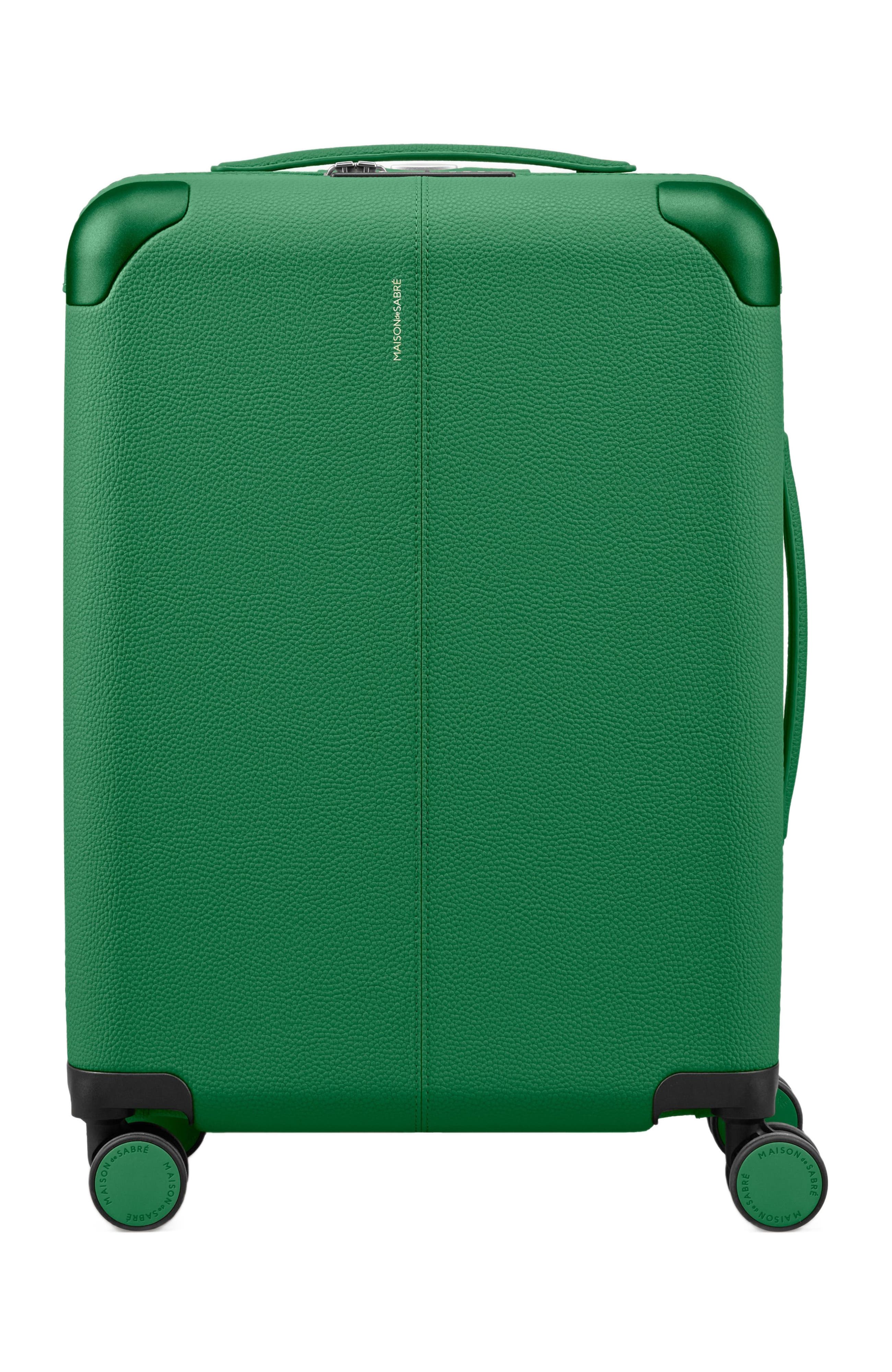 MAISON de SABRÉ The Carry On Suitcase, Alternate, color, Emerald Green