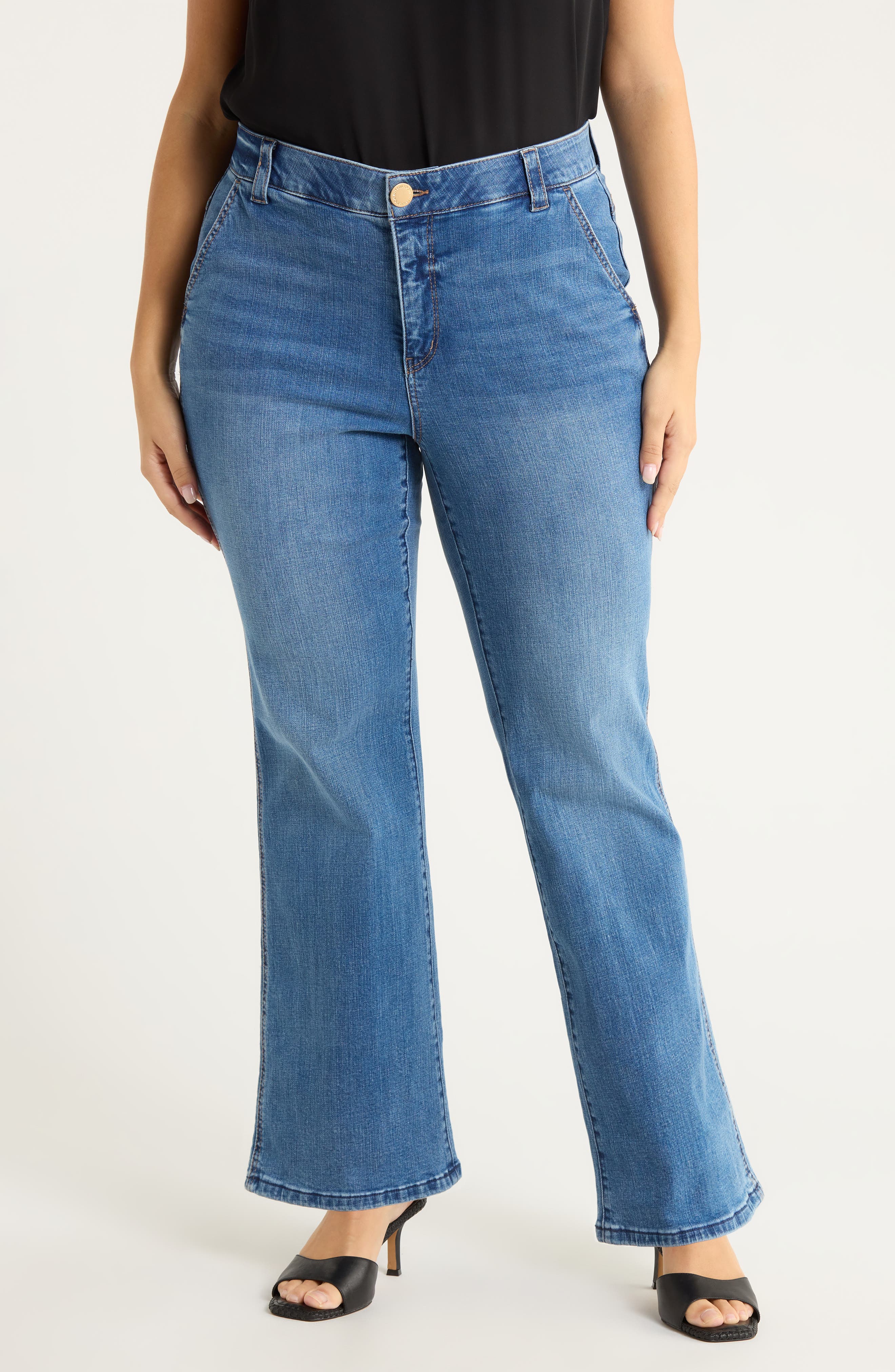 High Waist Bootcut Jeans