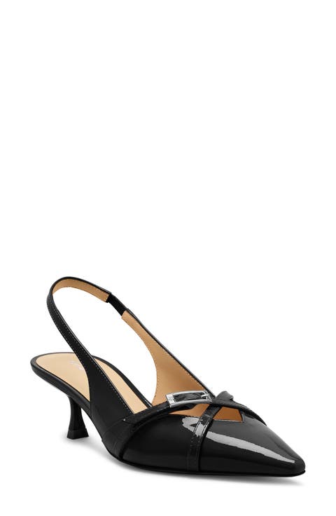 Georgie Kitten Heel Slingback Pump (Women)