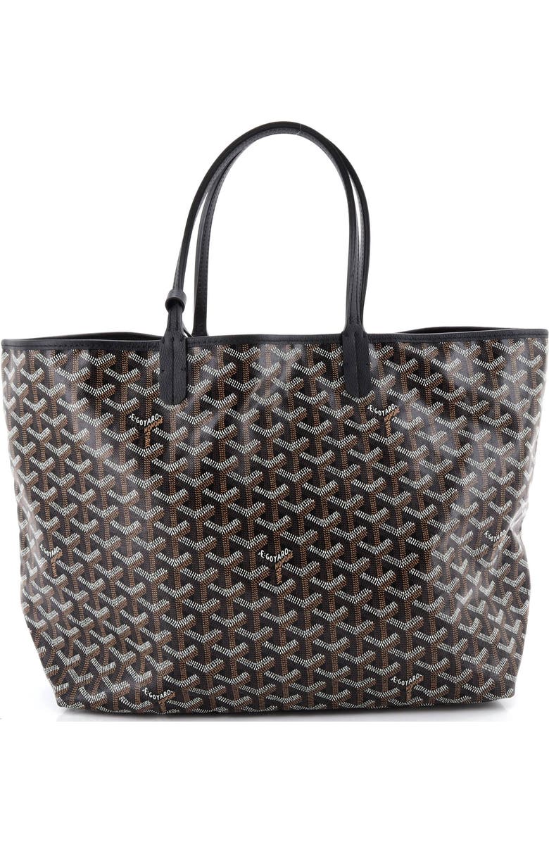 Pre-Owned Goyard Saint Louis Tote Coated Canvas PM, Alternate, color, Black