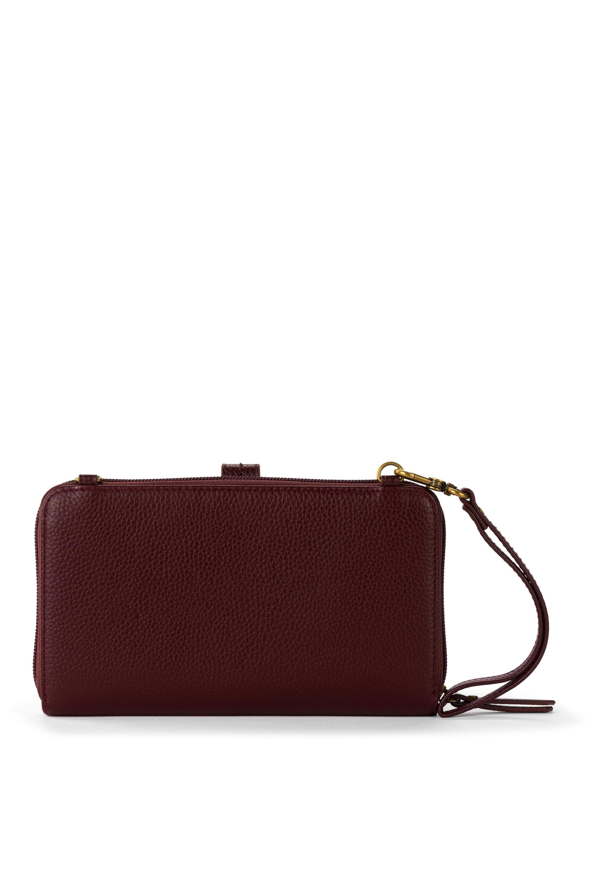 Iris Smartphone Crossbody Bag, Alternate, color, Black Cherry