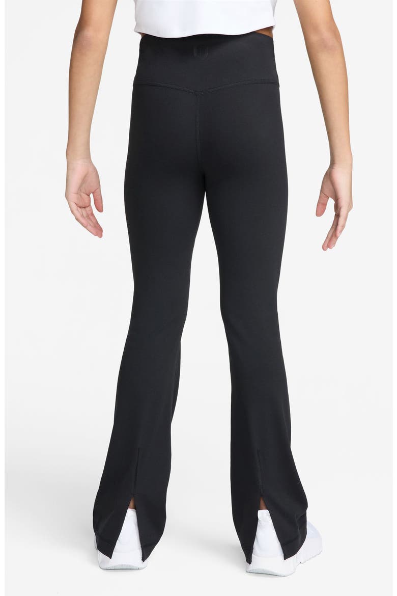 Kids' Maven High Waist Flare Leggings, Alternate, color, 010 BLACK/BLACK