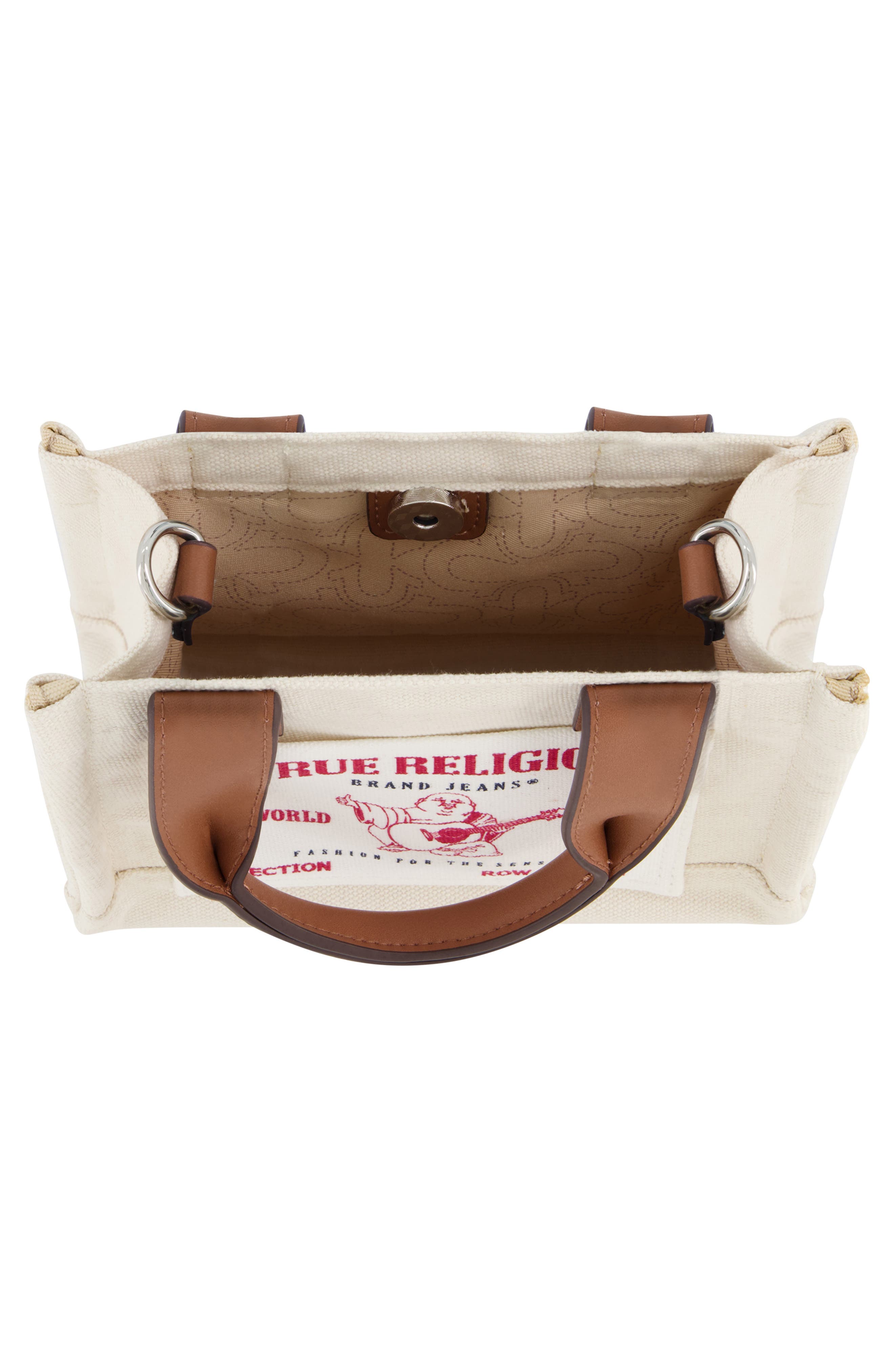 True Religion Canvas Mini Tote Bag, Alternate, color, 