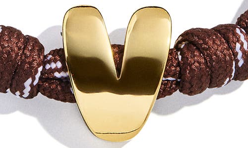 Baublebar Knotty Initial Bracelet In Brown