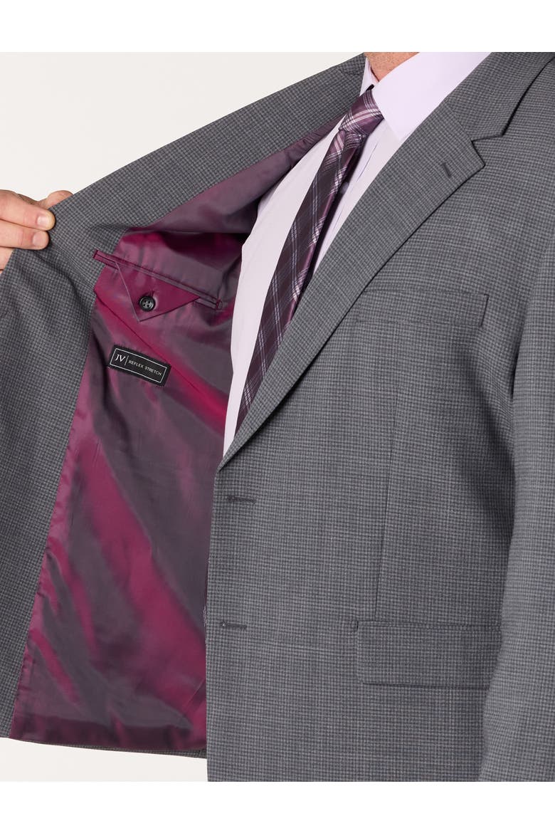 Big & Tall Tonal Suit Jacket, Alternate, color, GREY