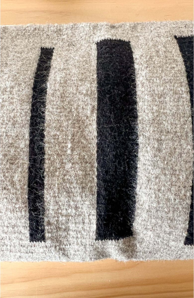 Loom Imports Lumbar Pillow No. 3 - Cover Only, Alternate, color, Grey, Black